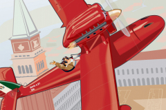 Porco Rosso Flying Over Venizia